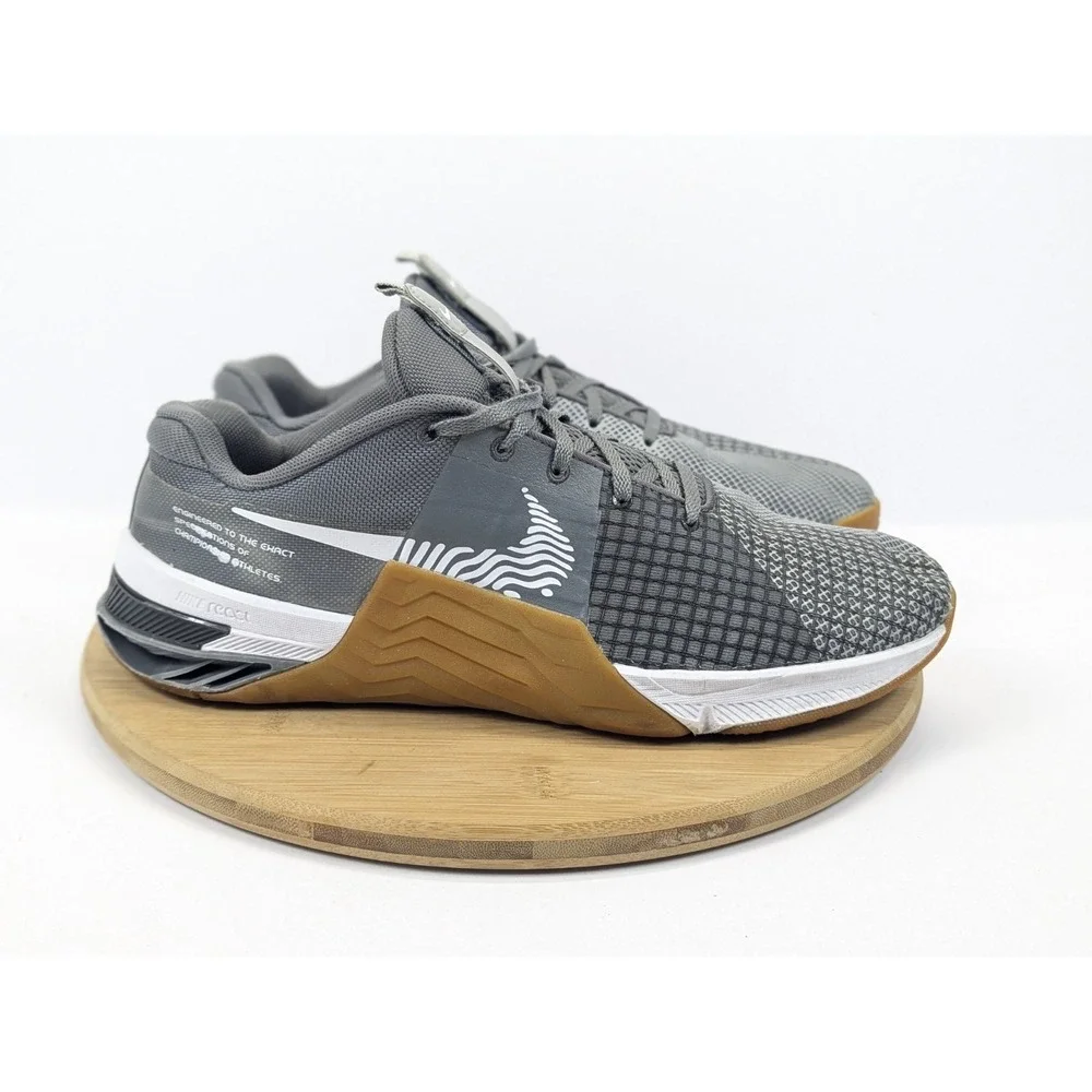Gray Gum Trainer Sneakers Gym Athletic
